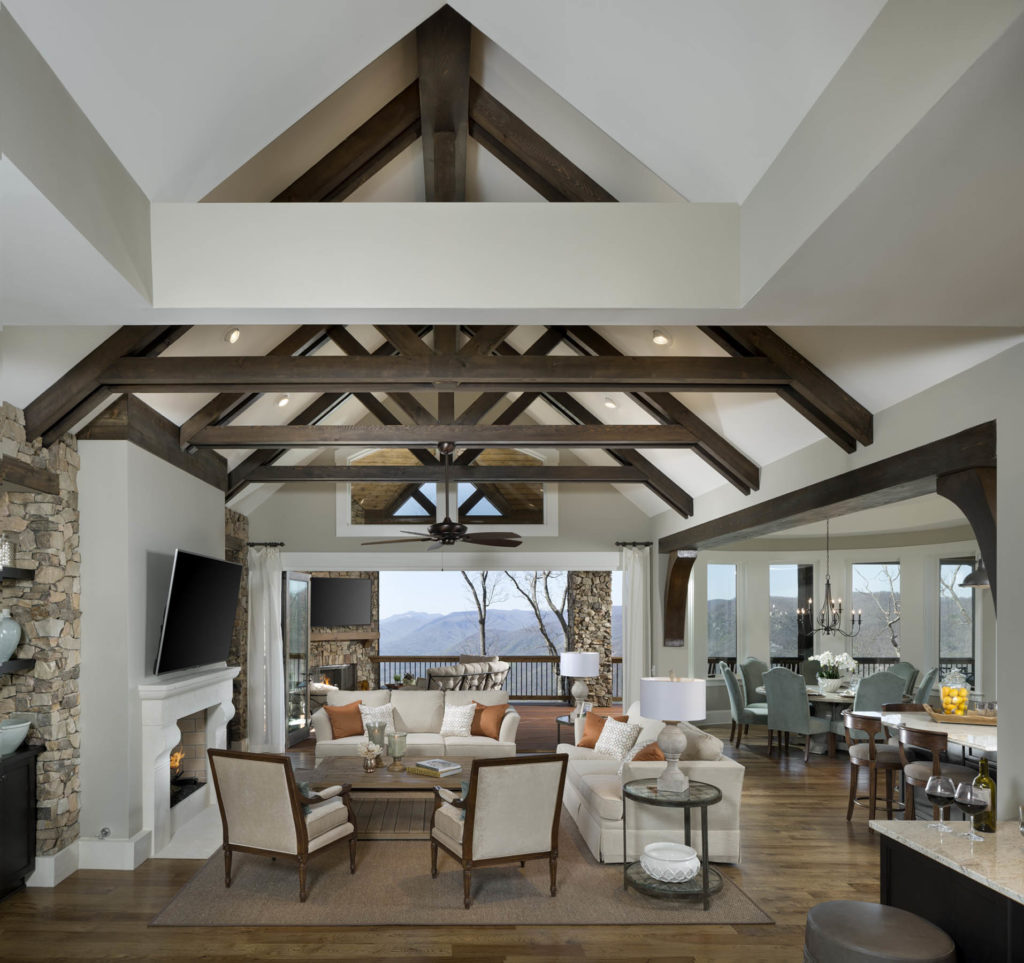Blue Ridge Great Room - residential architectural photography by Rob-Harris