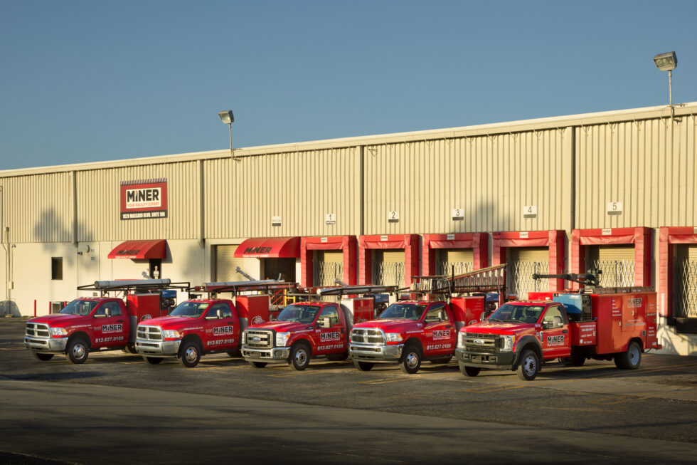 Miner Trucks in Tampa Florida industrial photography by Rob-Harris