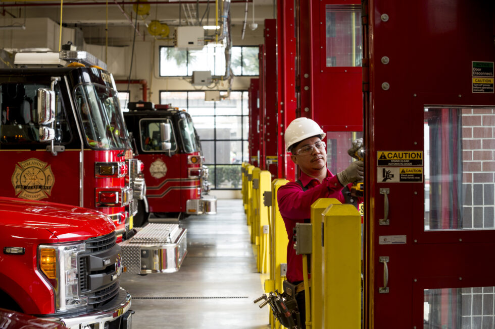 Orlando Florida Fire Station industrial photography by Rob-Harris